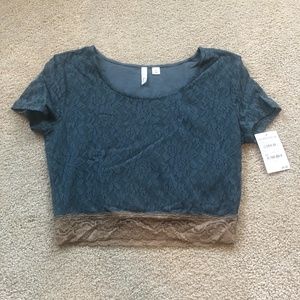 Lacy crop top